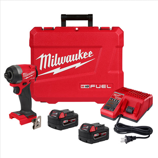 Milwaukee Tool M18 FUEL 1/4" Hex Impact Driver Kit (2953-22)