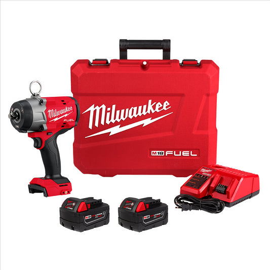 M18 FUEL 1/2" High Torque Impact Wrench w/ Pin Detent Kit (2966-22)