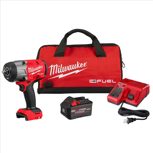 M18 FUEL 1/2" High Torque Impact Wrench w/ Friction Ring REDLITHIUM FORGE Kit (2967-21F)