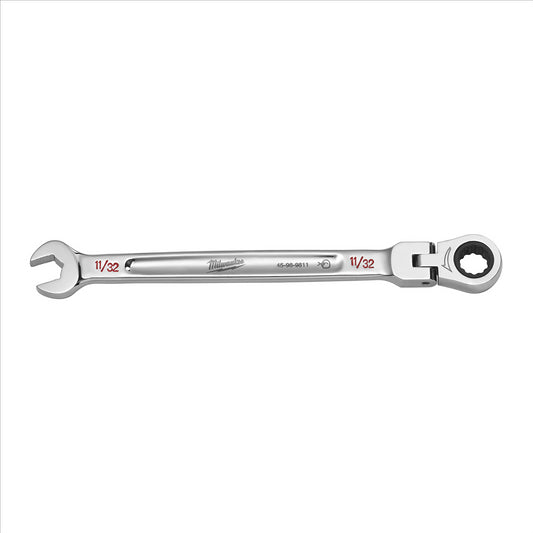 11/32" Flex Head Ratcheting Combination Wrench (45-96-9811)