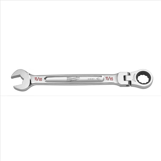 11/16" Flex Head Ratcheting Combination Wrench (45-96-9817)