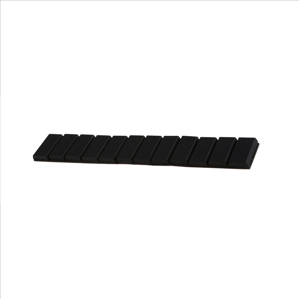 Value Line steel adhesive weights, 15 lb Roll, black 0.25 oz segments, standard adh