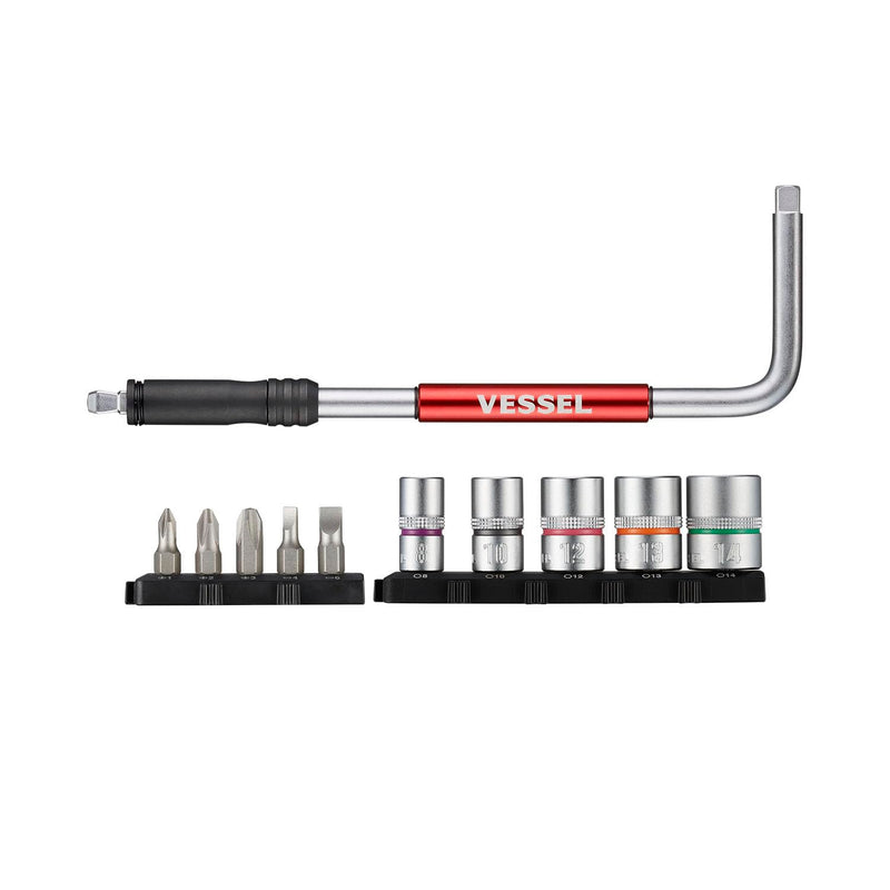 VESSEL 2 Way-Speed L-Handle, 11pc Set