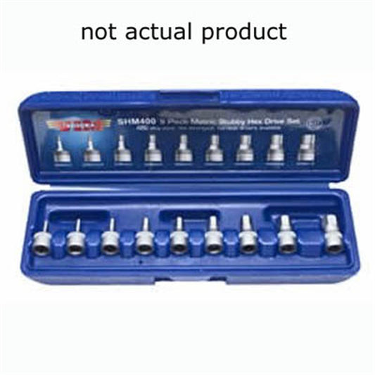 VIM TOOLS 6mm Hex One Piece Drive Bit, 1/4 in. Square Drive